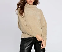 Cozy Chenille Turtleneck Sweater