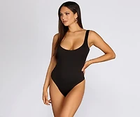 Square Neck Tank Bodysuit