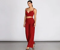 Fiery Fashionista Crop Top