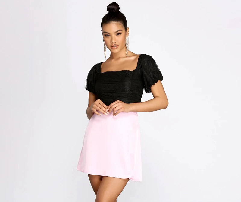 Lace Is More Crop Top