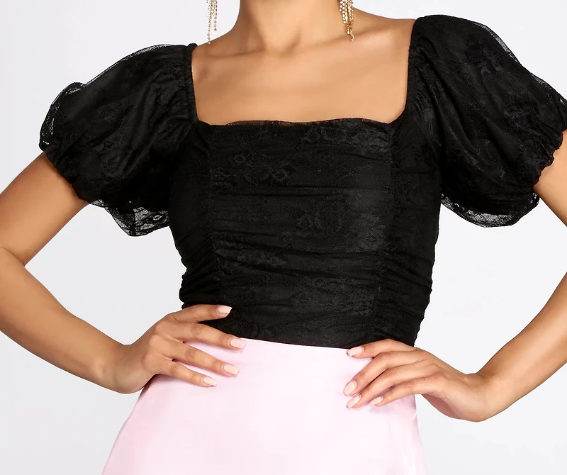 Lace Is More Crop Top