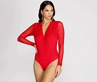 A Hot Mesh Bodysuit