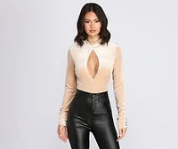 That's A Look Velvet Bodysuit