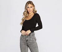 Get On Knit Bodysuit