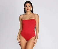 Brushed Knit Basic Bodysuit