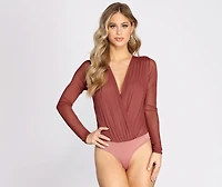 A Hot Mesh Bodysuit
