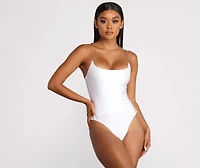 Clearly On Trend Knit Bodysuit