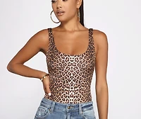 Wild Thing Animal Print Bodysuit