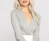 All Wrapped Up Chic Style Bodysuit