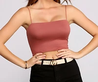 Cropped And Basic Tank