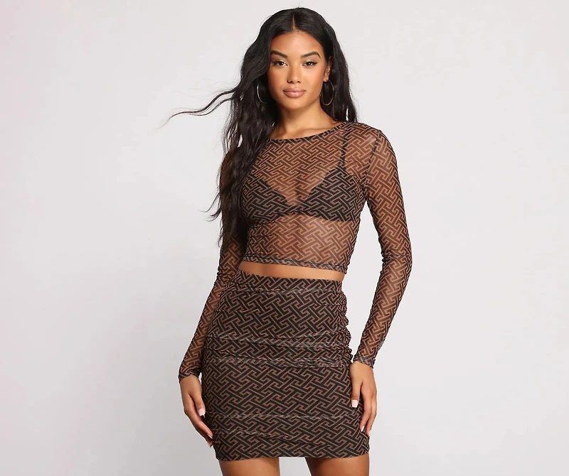 All Eyes On You Crop Top