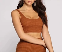 Major Cozy Vibes Cropped Tank