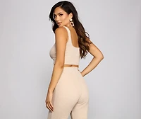 Trendy Textures Sleeveless Knit Tank
