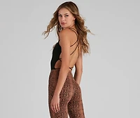 Sassy Style Strappy Knit Bodysuit