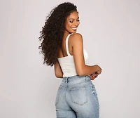 Keep It On-Trend Strappy Bodysuit