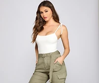 Sealed Basics Ribbed Knit Bodysuit