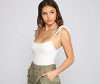 Sealed Basics Ribbed Knit Bodysuit