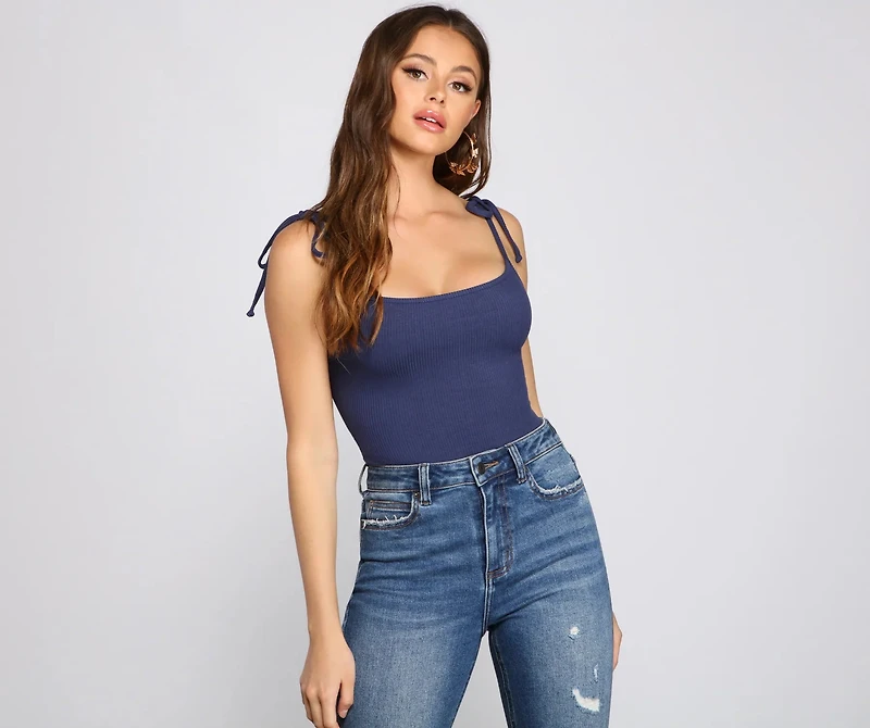 Sealed Basics Ribbed Knit Bodysuit