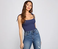 Sealed Basics Ribbed Knit Bodysuit