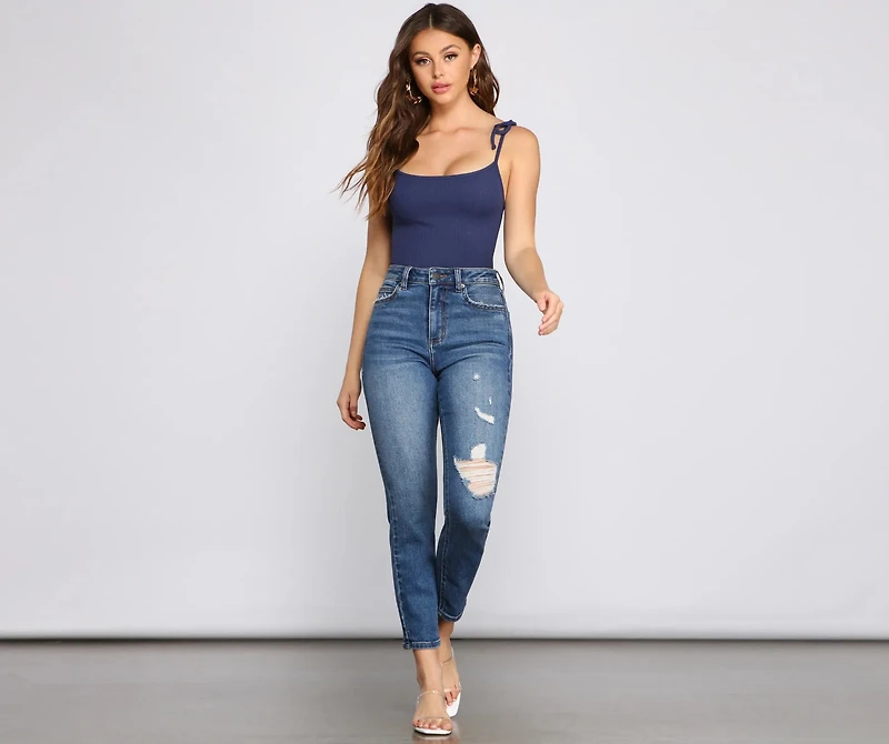 Sealed Basics Ribbed Knit Bodysuit