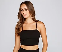 Bring That Knit Crop Top