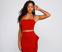 Bring That Knit Crop Top