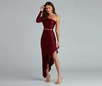 Flirtatious Fashionista Crop Top