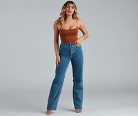 You're Not Basic Seam Crop Top