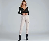 Never Looked Better Ribbed Crop Top