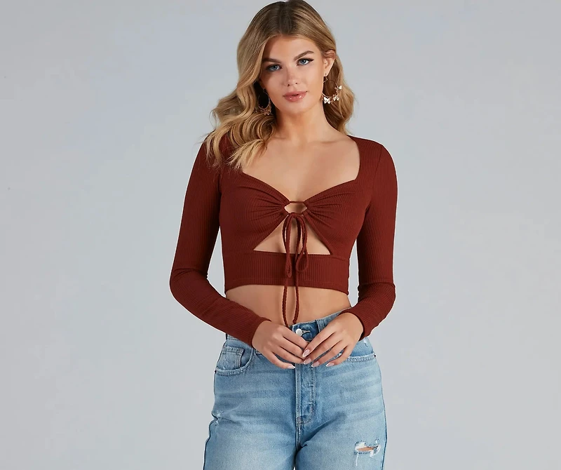 Never Looked Better Ribbed Crop Top
