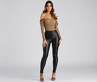 Chic Mesh Puff Sleeve Top