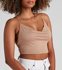 Short Romance Knit Crop Top