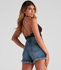 Short Romance Knit Crop Top