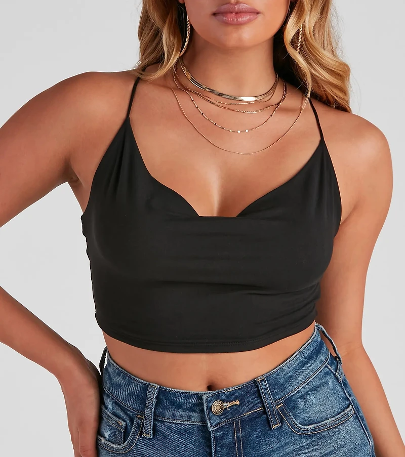 Short Romance Knit Crop Top
