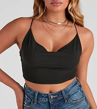 Short Romance Knit Crop Top