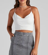 Short Romance Knit Crop Top