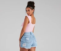 Sweet Vibes Tie-Front Bodysuit