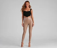 Who's That Girl Ruched Bustier