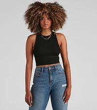 The Basic Crew Racer Top