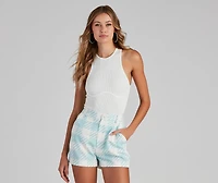 Everyday Style Ribbed Knit Bodysuit