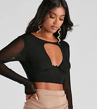 Make Things Mesh Wired Cutout Top