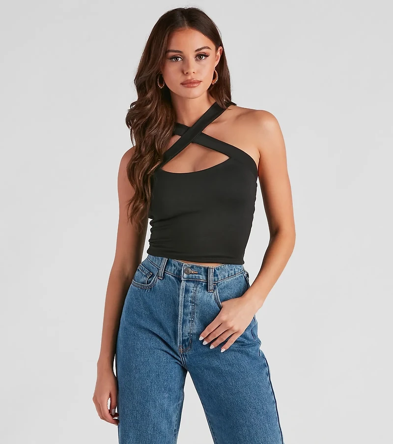 Casual Slay Halter Top