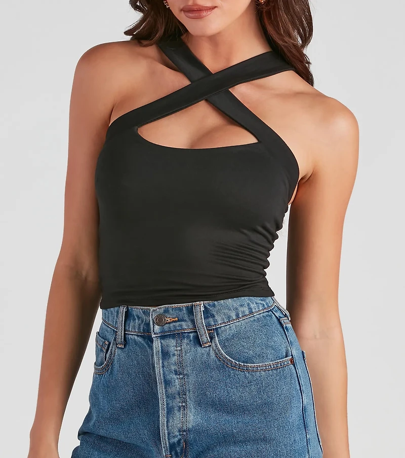 Casual Slay Halter Top