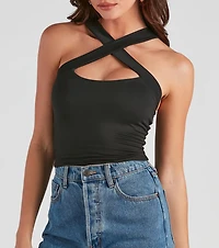 Casual Slay Halter Top
