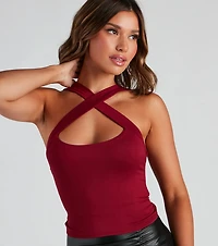 Casual Slay Halter Top