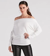 Places To Be Off-The-Shoulder Top