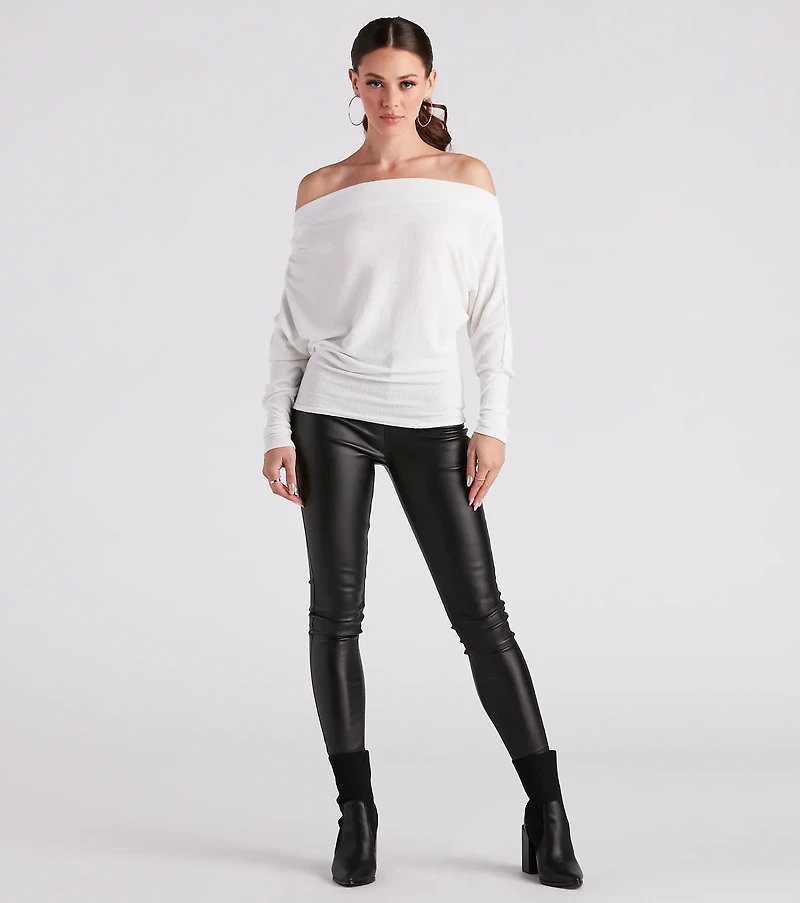 Places To Be Off-The-Shoulder Top