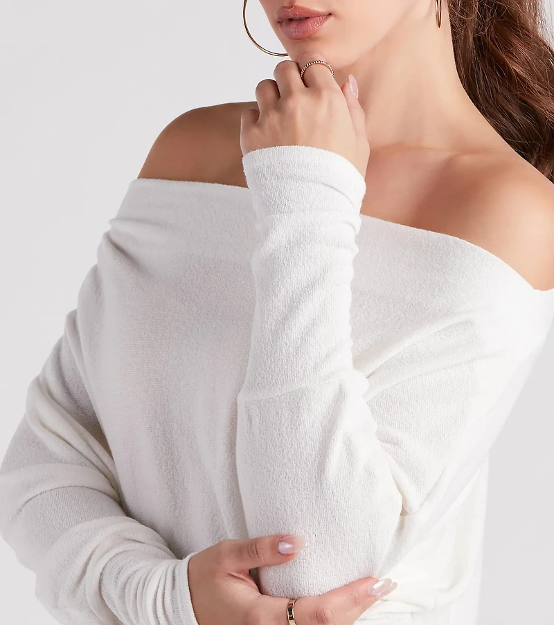 Places To Be Off-The-Shoulder Top