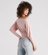 Places To Be Off-The-Shoulder Top
