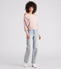 Places To Be Off-The-Shoulder Top